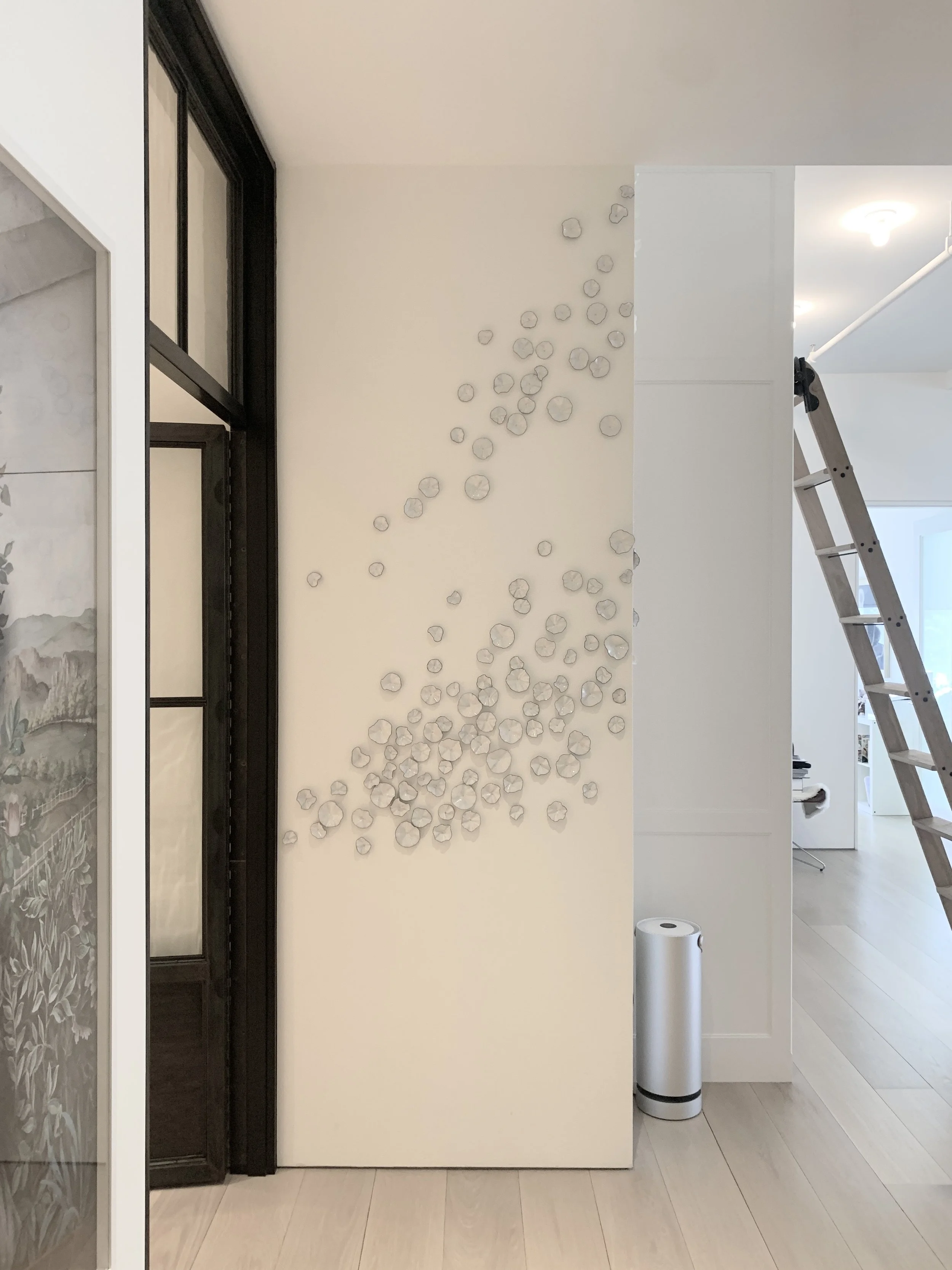   Garden of Eve, 2022   enameled copper wall installation 