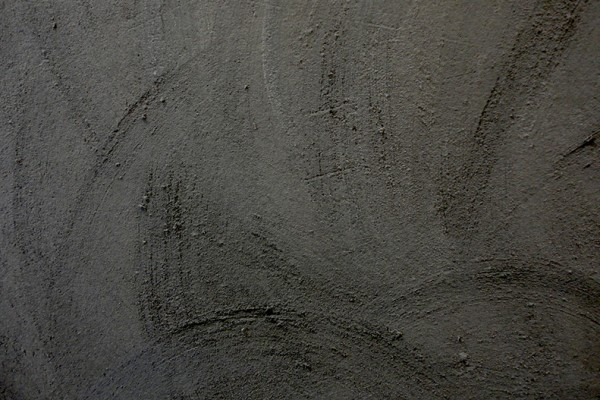 A close-up shot of one concrete finish option, named "Lucille."