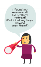 Message at Writers Retreat Lady.png