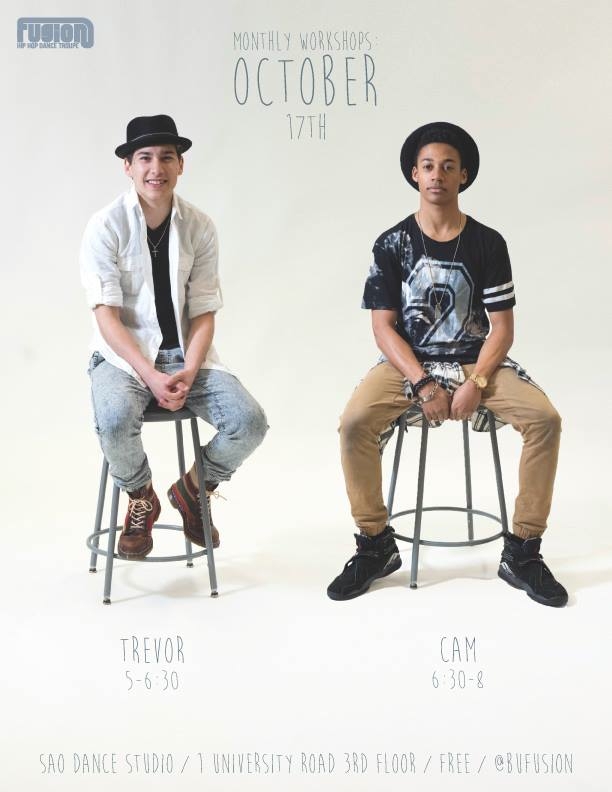 Choreographer for FUSION Dance Troupe workshop