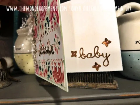 Inside…make your inside as pretty as the outside :) You can do it with Stampin’ UP!
