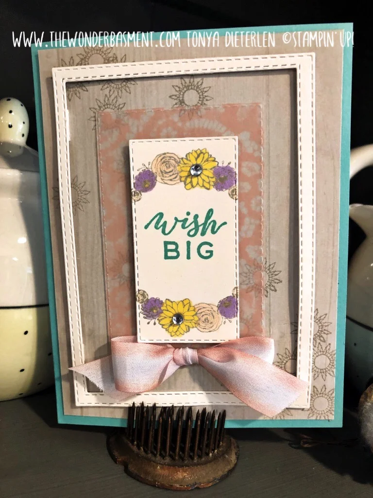 Here is one of my favorite late bloomers as a favorite stamp set and dies. Seriously, this is SO beautiful! Follow Your Dreams Bundle, which includes the Follow Your Dreams Stamp set and Chase Your Dreams dies.