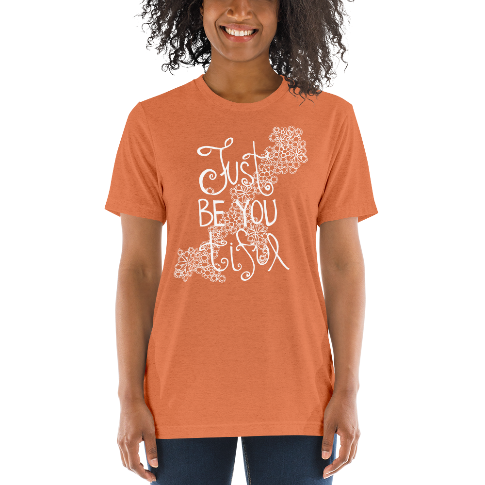 JustBeYou-White2400_mockup_Front_Womens_Orange-Triblend.png