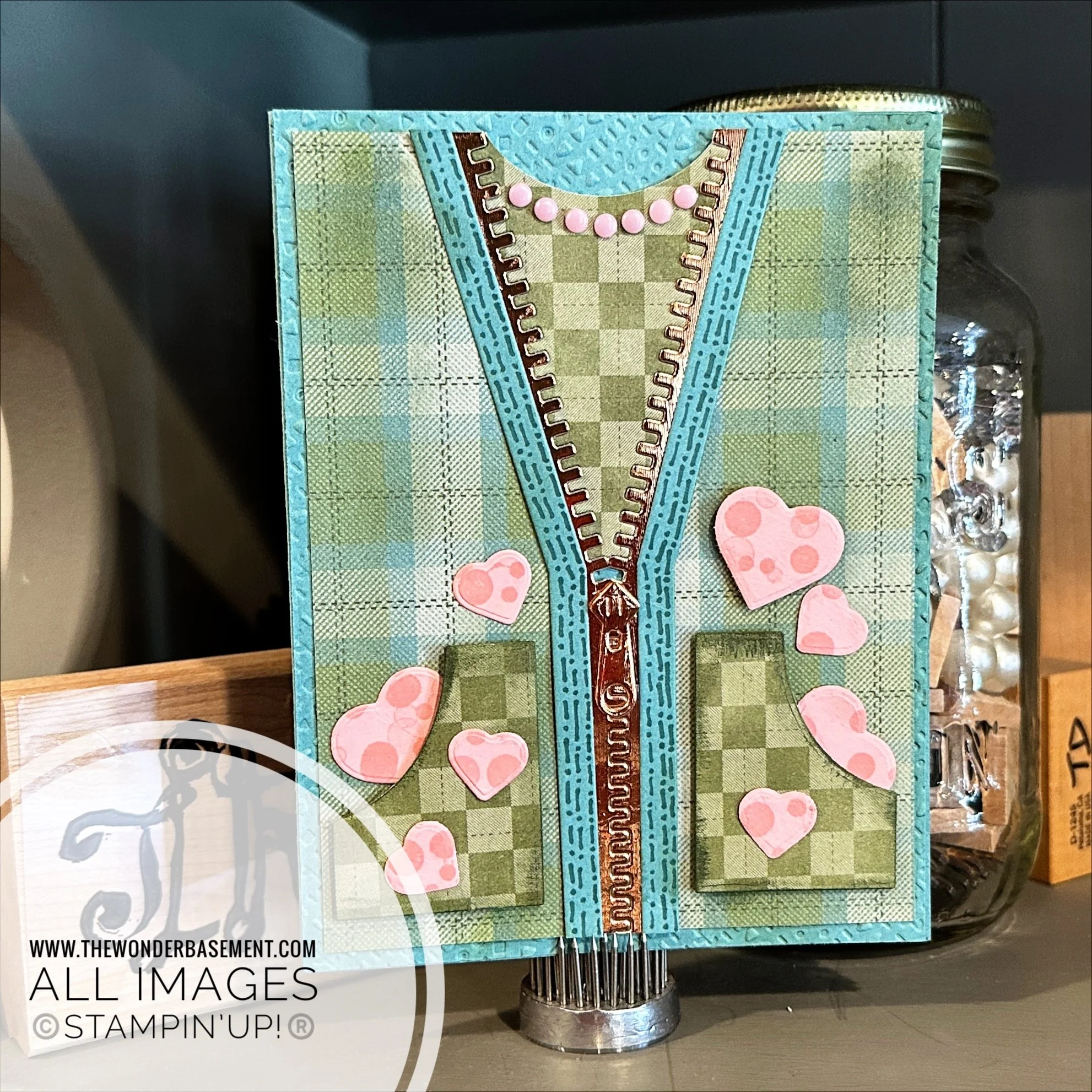 Card made with All Zipped Up Bundle
Timeless Plaid 6"x6" Designer Series Paper