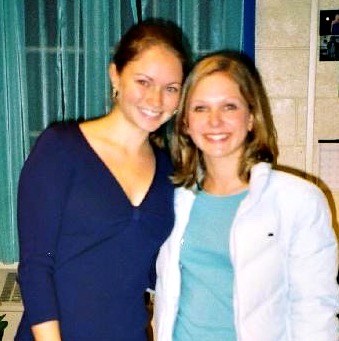 Here we are freshman year of college! It's a little grainy because it's scanned from a PRINTED picture. Because we are old.