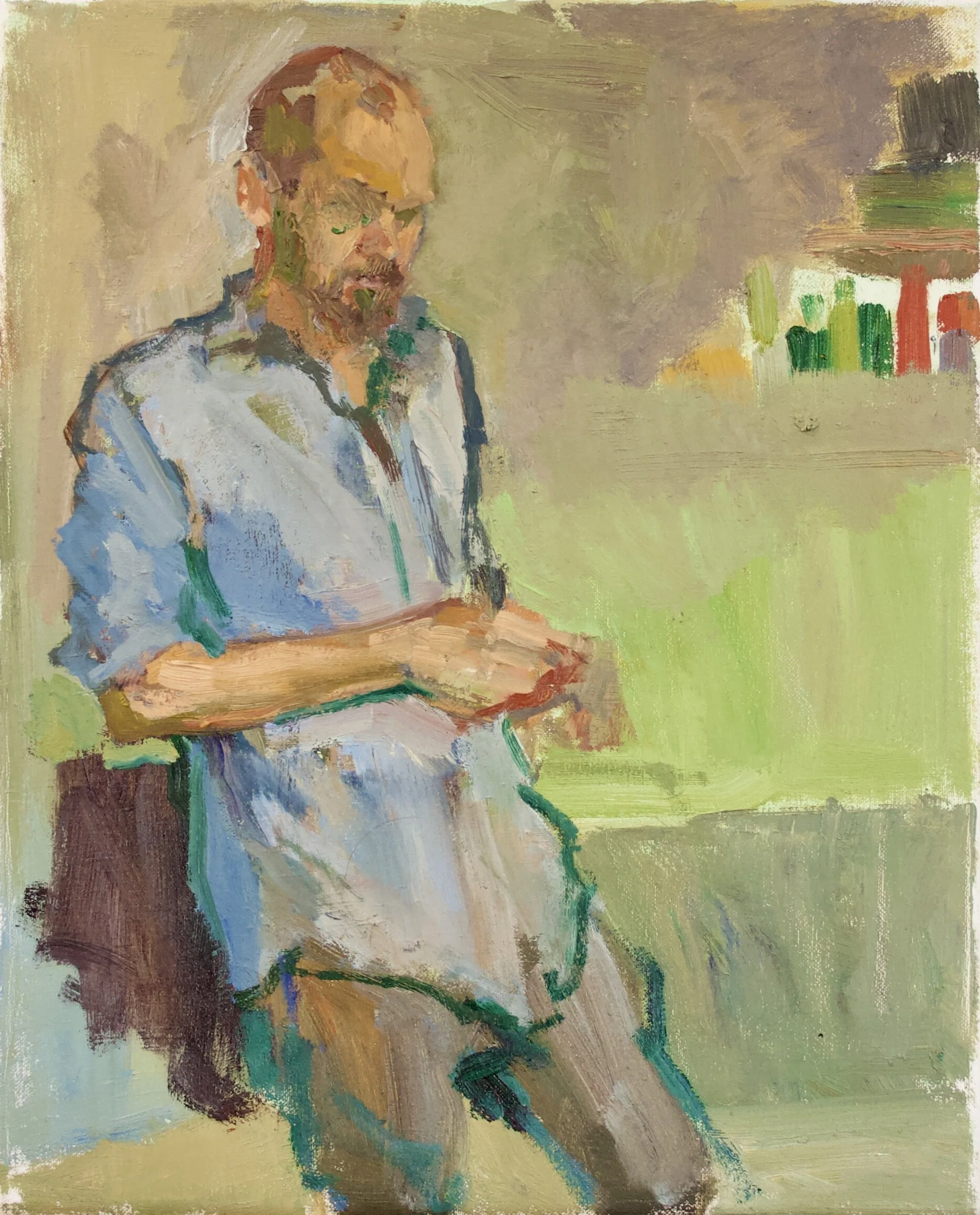 Study for 'Artist's Funeral'