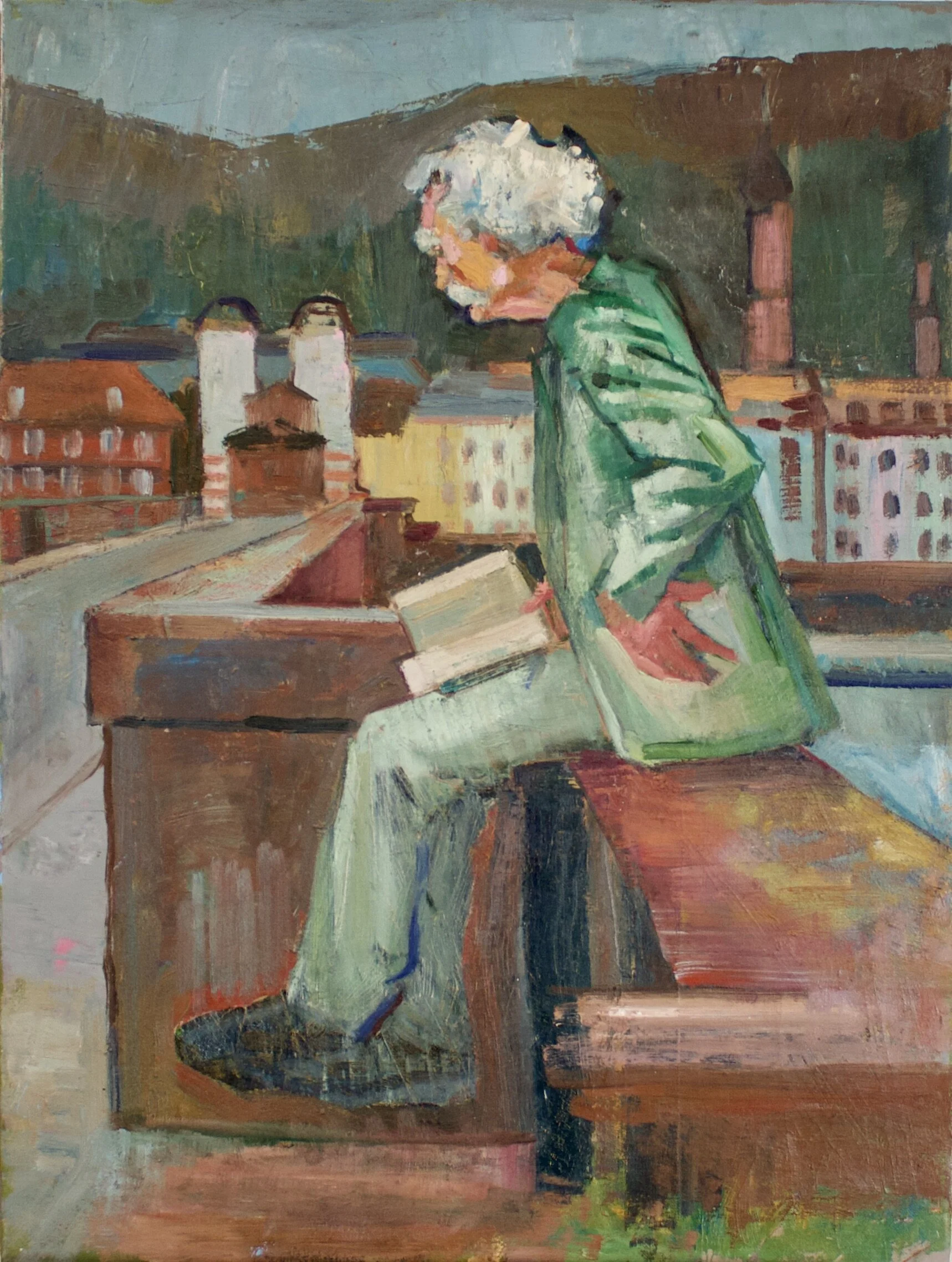 Mark Twain (study for 'Heidelberg')