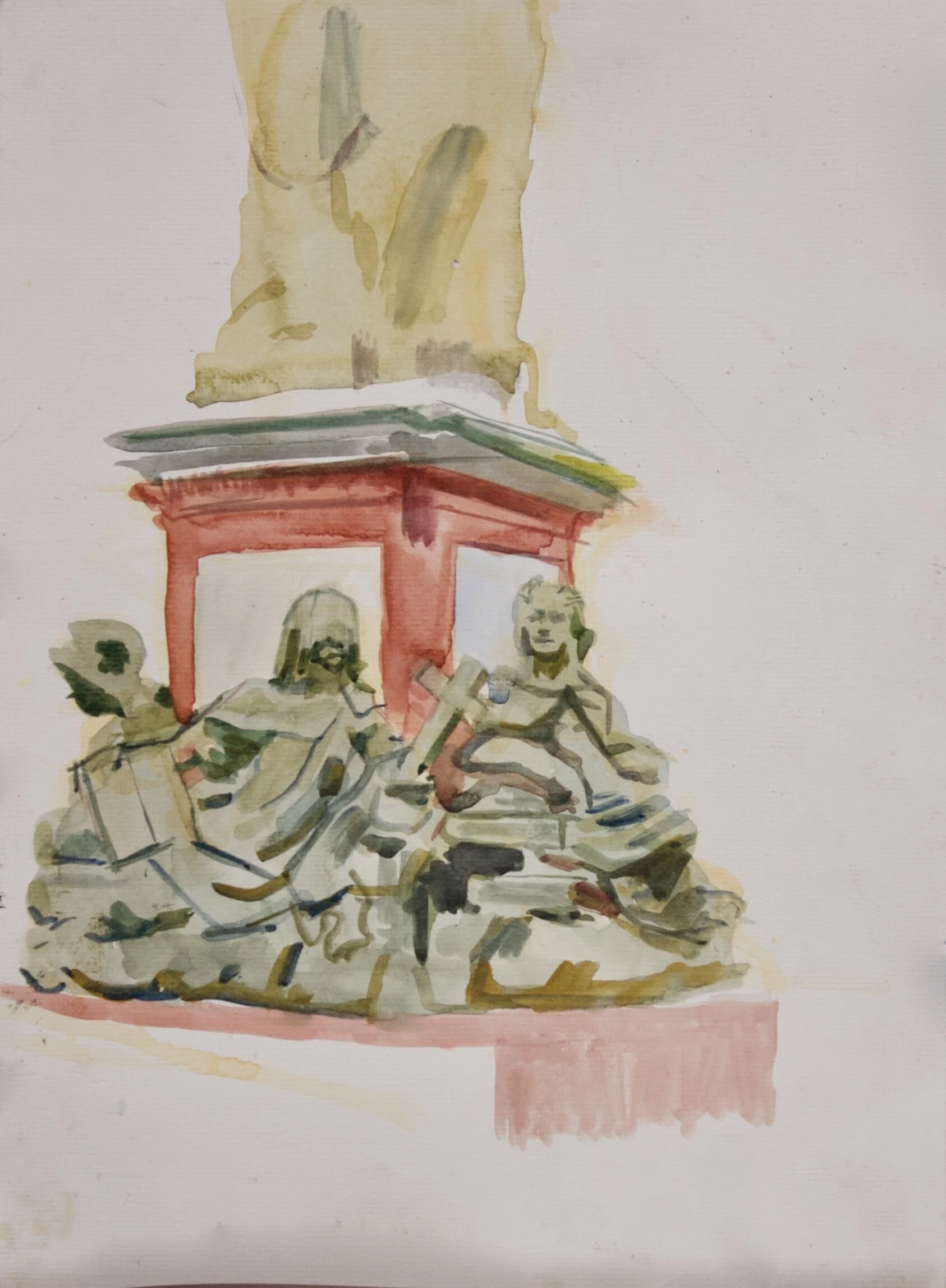 Alte Brücke (study for 'Heidelberg')