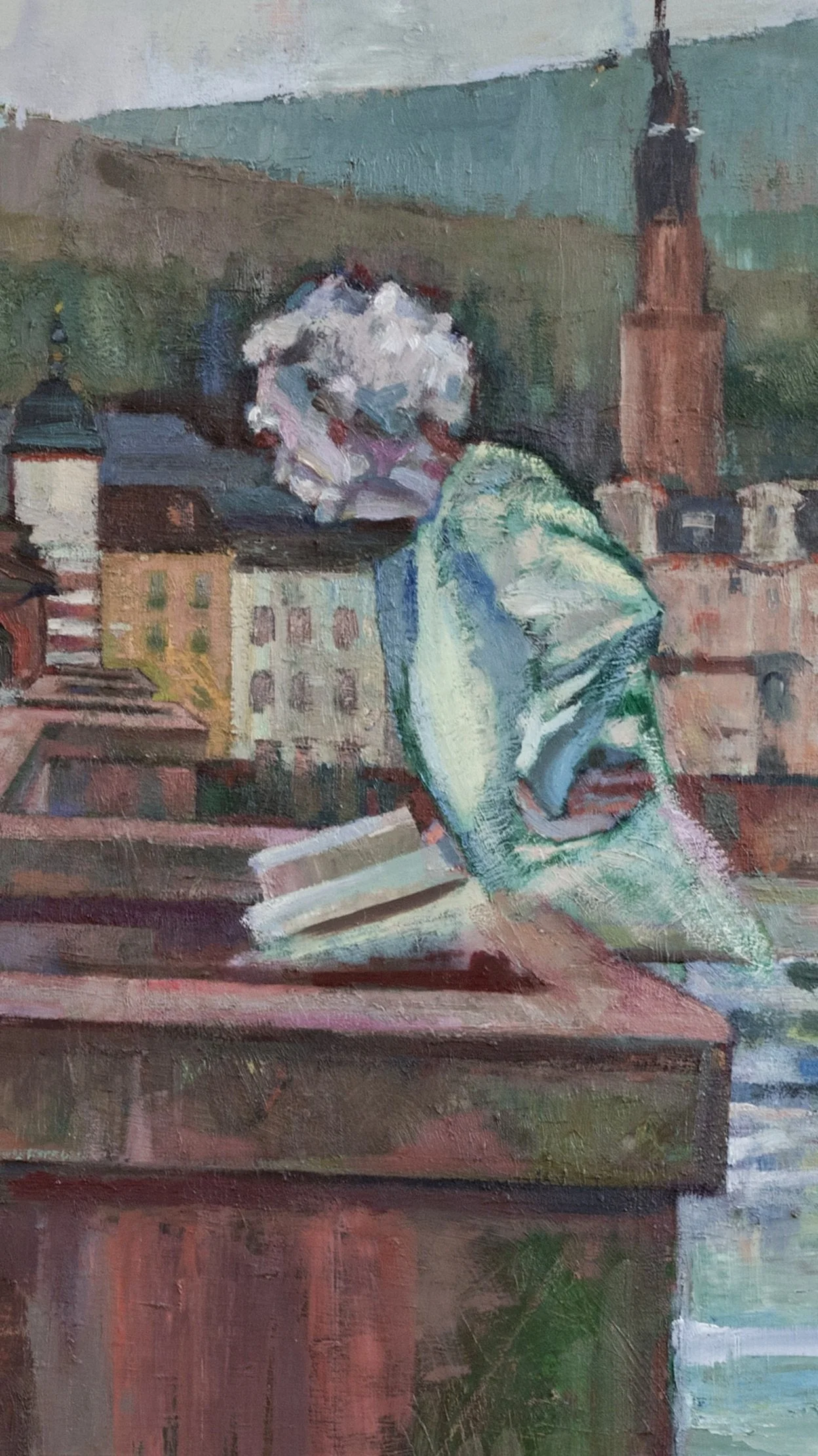 Mark Twain (detail of Heidelberg)