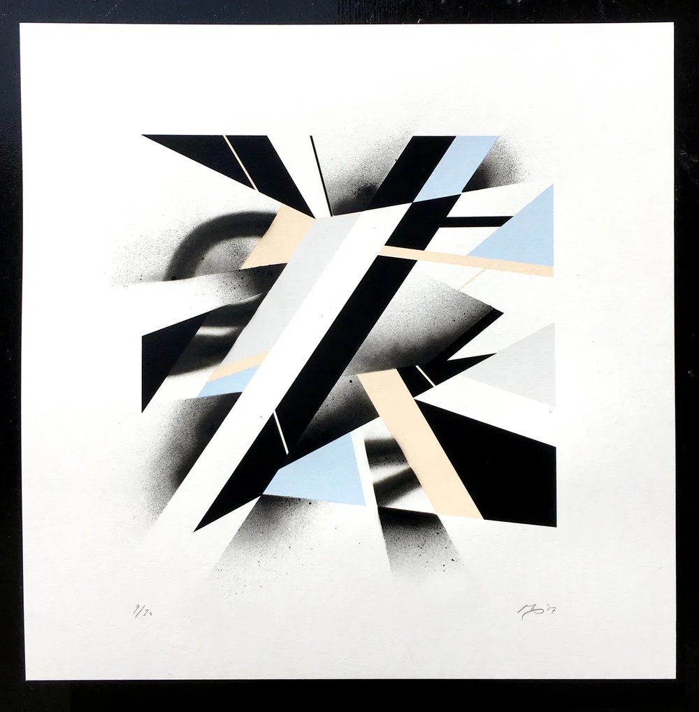 Mark McClure’s geometric masterpieces range from 3D sculptures, to screen prints, to street art. He works at the junction point of art, design and making the cool stuff you want to make. This year our favourite has been the hand finished screen print ‘Surface Tension’ ( https://goo.gl/SF1KxH ). Mark’s exceptionally delicate colour palette and sumptuous hand finishing with spray paint is immensely satisfying. Next year we hope to get him in to bring his magic to the walls of one of our venues. (follow Mark on instagram @markmcclure)