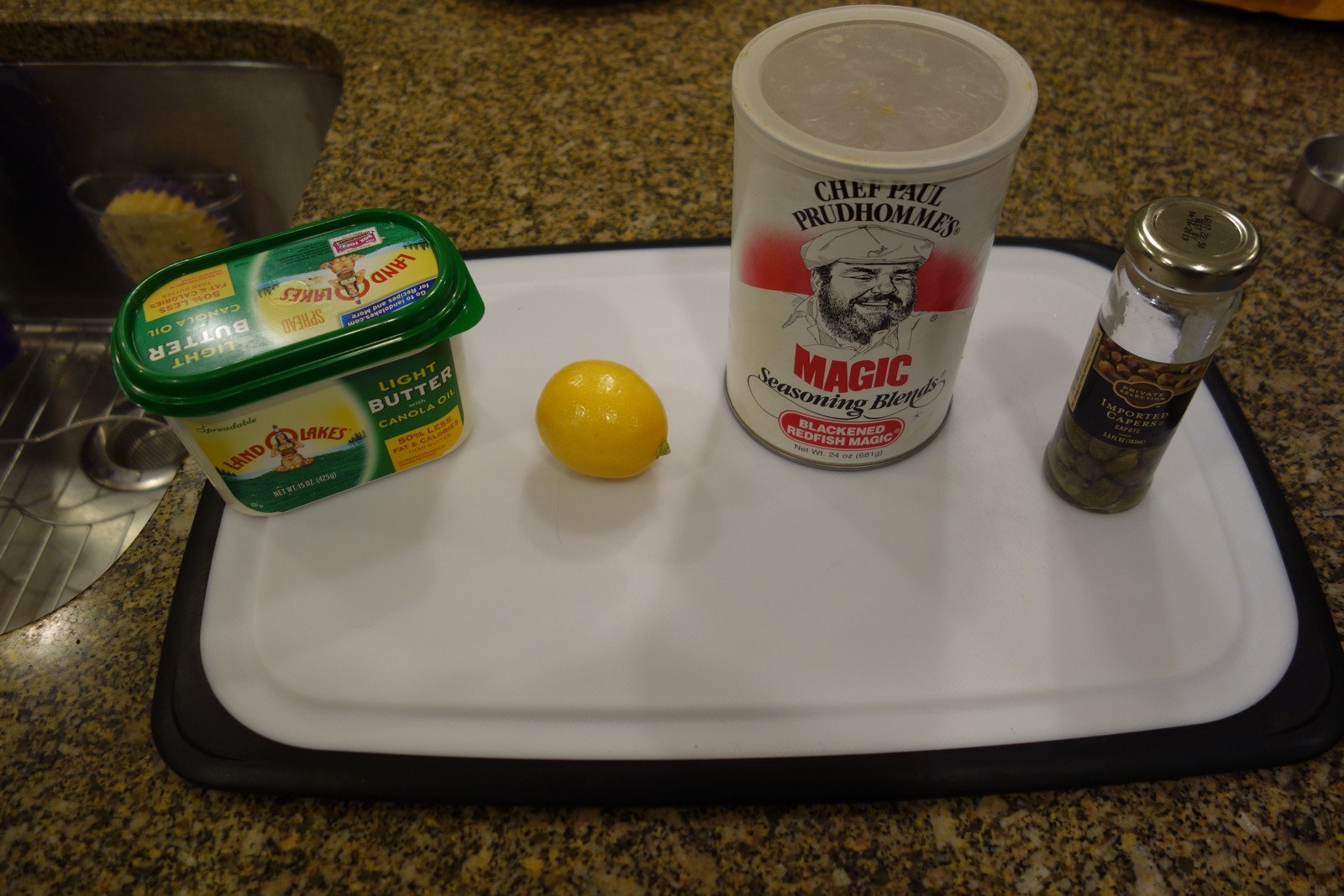 These are the core ingredients for the sauce. Parsley, salt and pepper are optional.