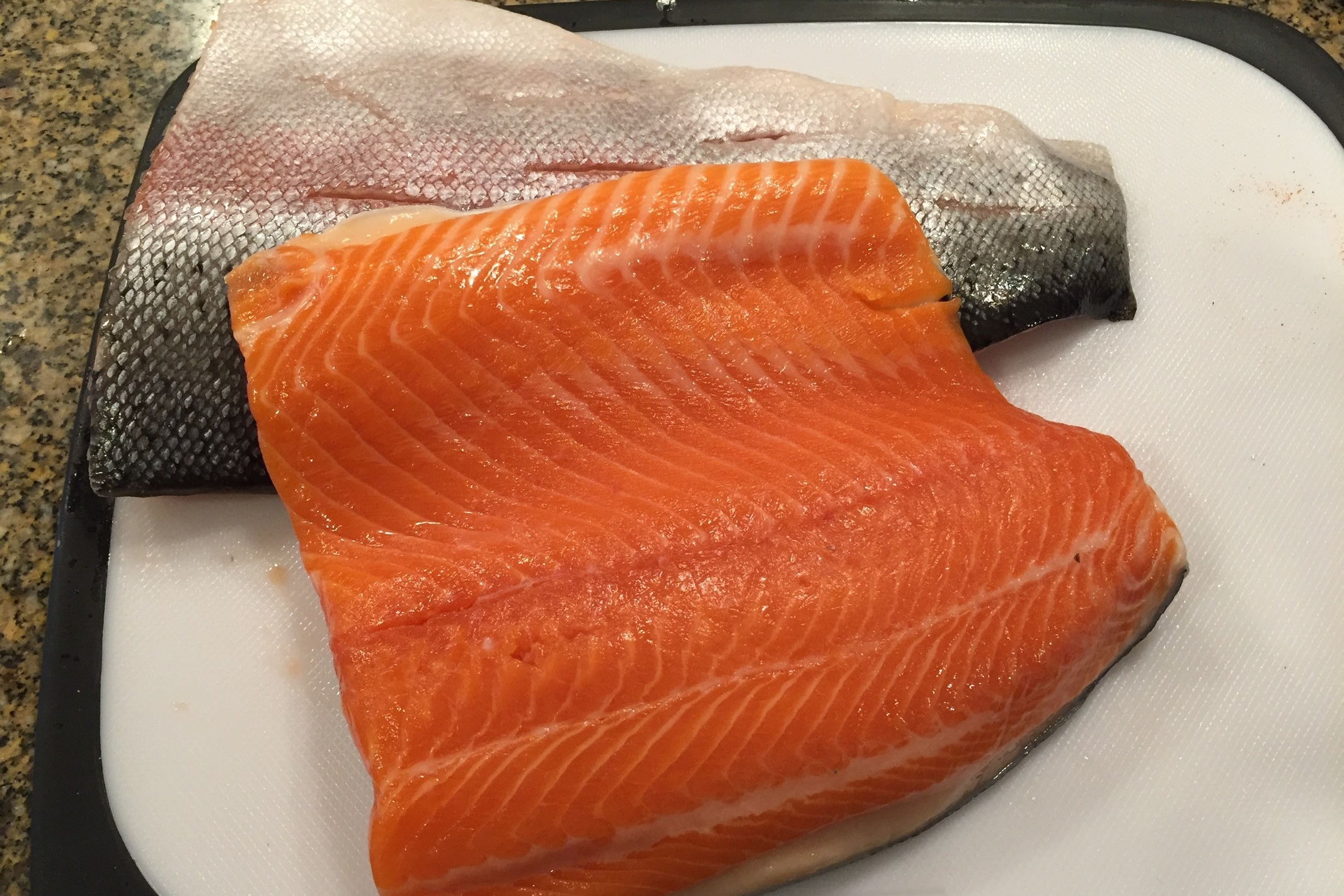 I used Ruby Trout filets from Costco.