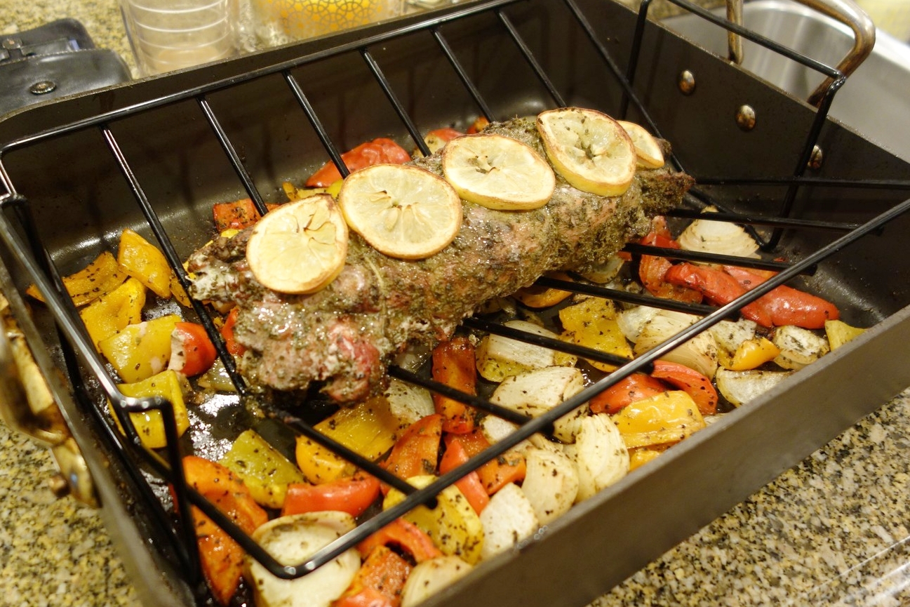 I like that this dish cooks meat and vegetables together in one simple step, and that it makes enough for plenty of leftovers.