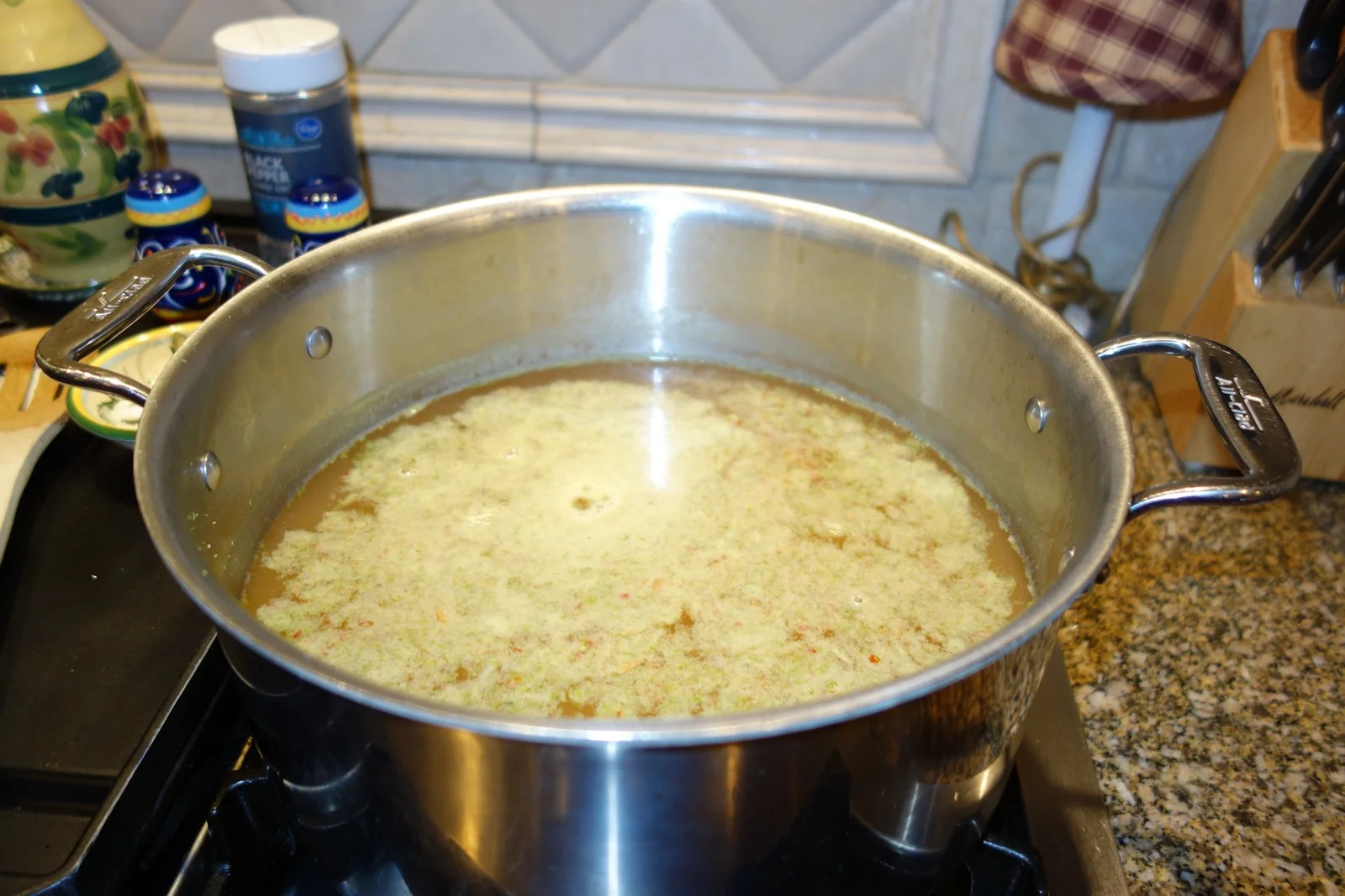 Simmer uncovered for 25 minutes, or until rice is cooked adequately.