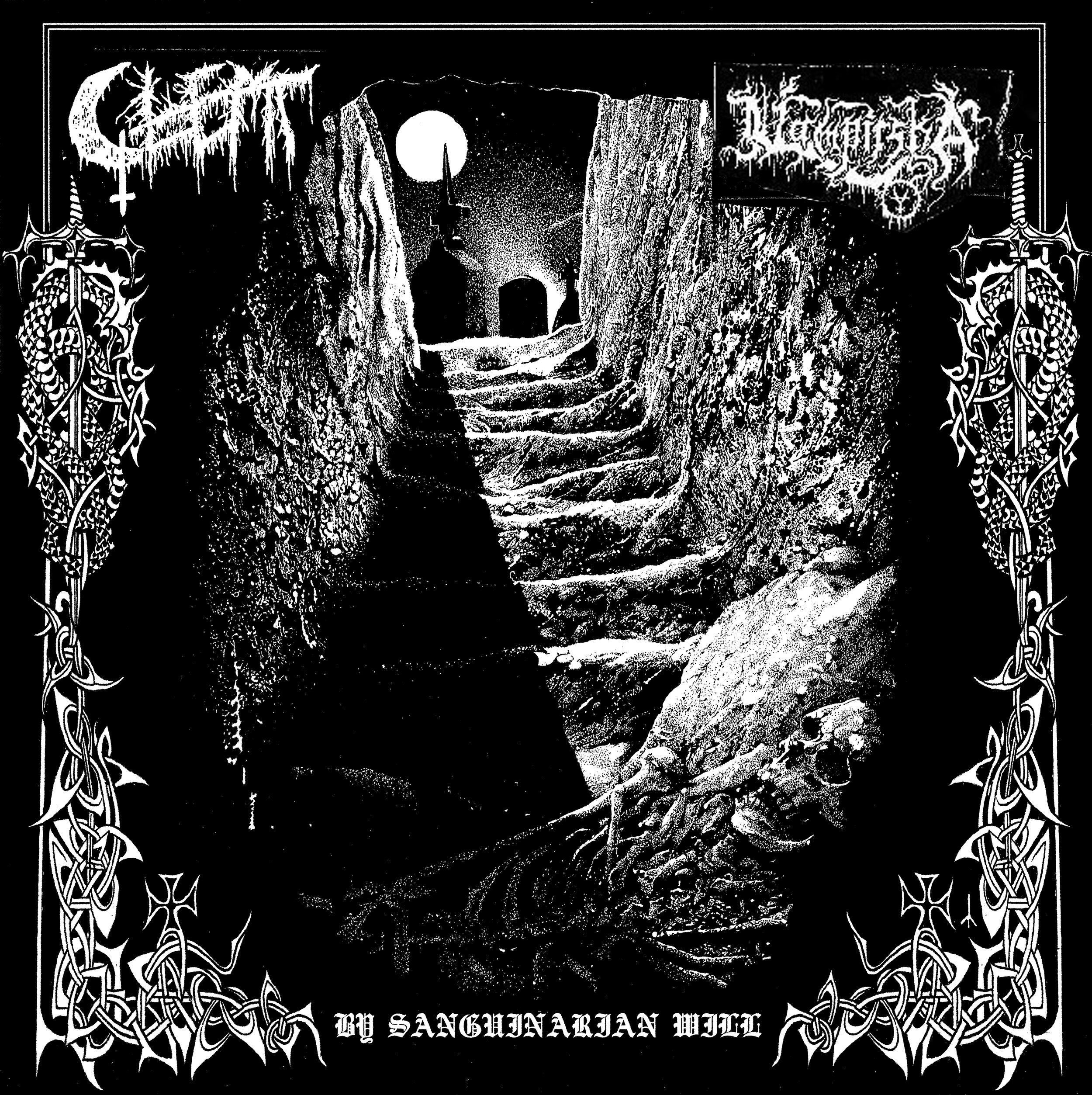 GLEMT / VAMPIRSKA 'By Sanguinarian Will' Split LP