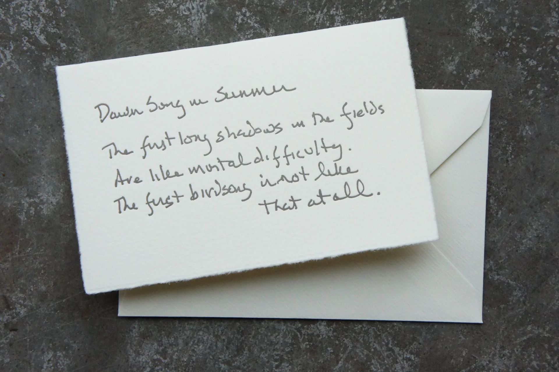 Second Response | Robert Hass