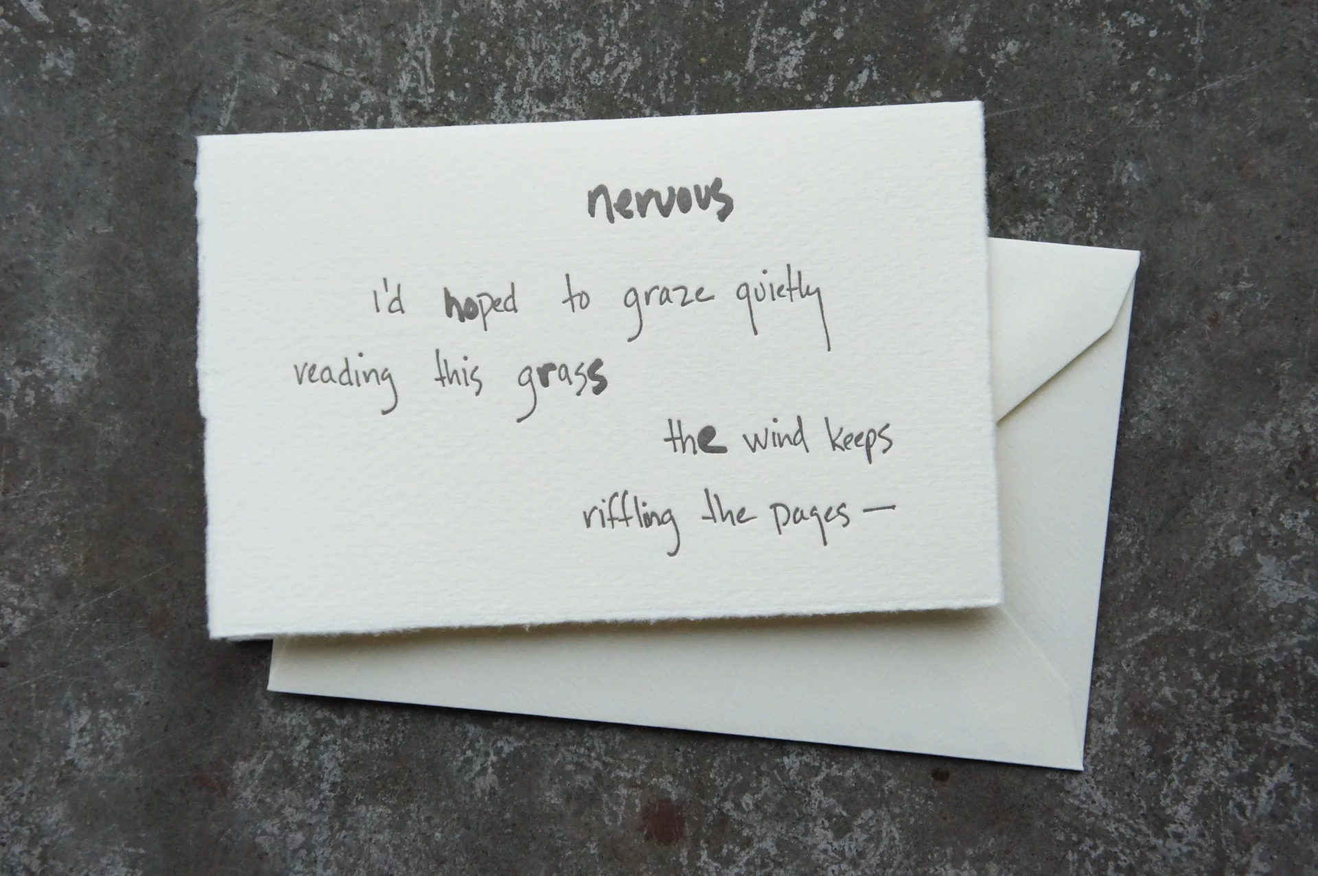 Second Response | Jody Gladding