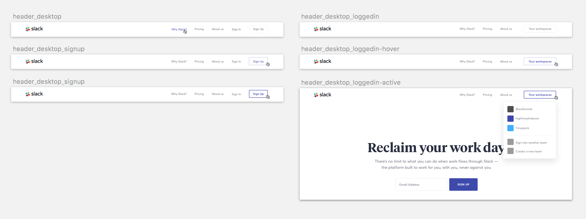 Below is another sample user flow of some how we wanted potential customers to move through our secondary navigation and footer.
