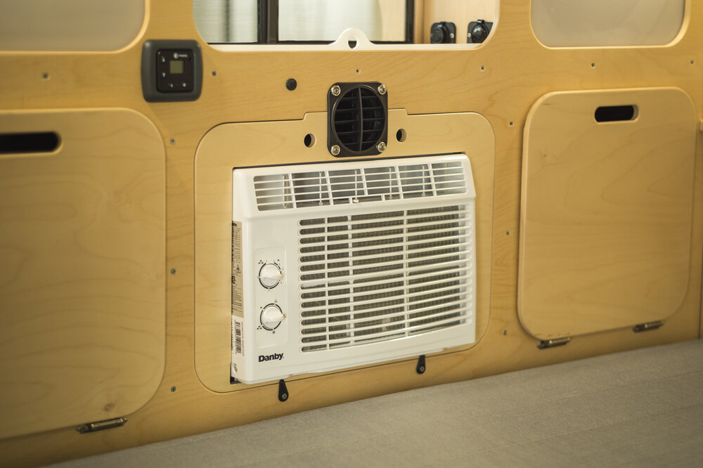 Climate Control Teardrop Camper Ac And Furnaces Vistabule - Diy Teardrop Trailer Air Conditioner