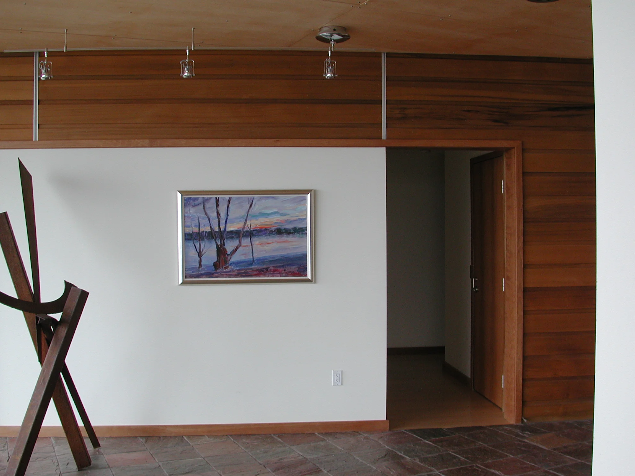 The Client is an artist and part of the program for an Art Gallery in the Entry for her to receive Patrons.