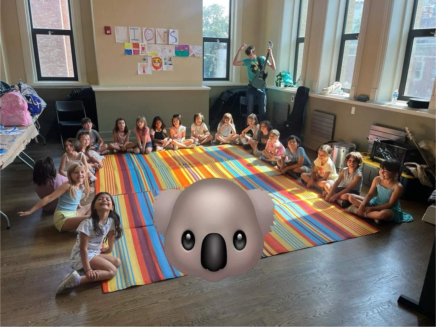 Sweet morning light in the music room.