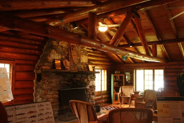 Interior of the Ash River Visitor Center. Kat Audette-Luebke