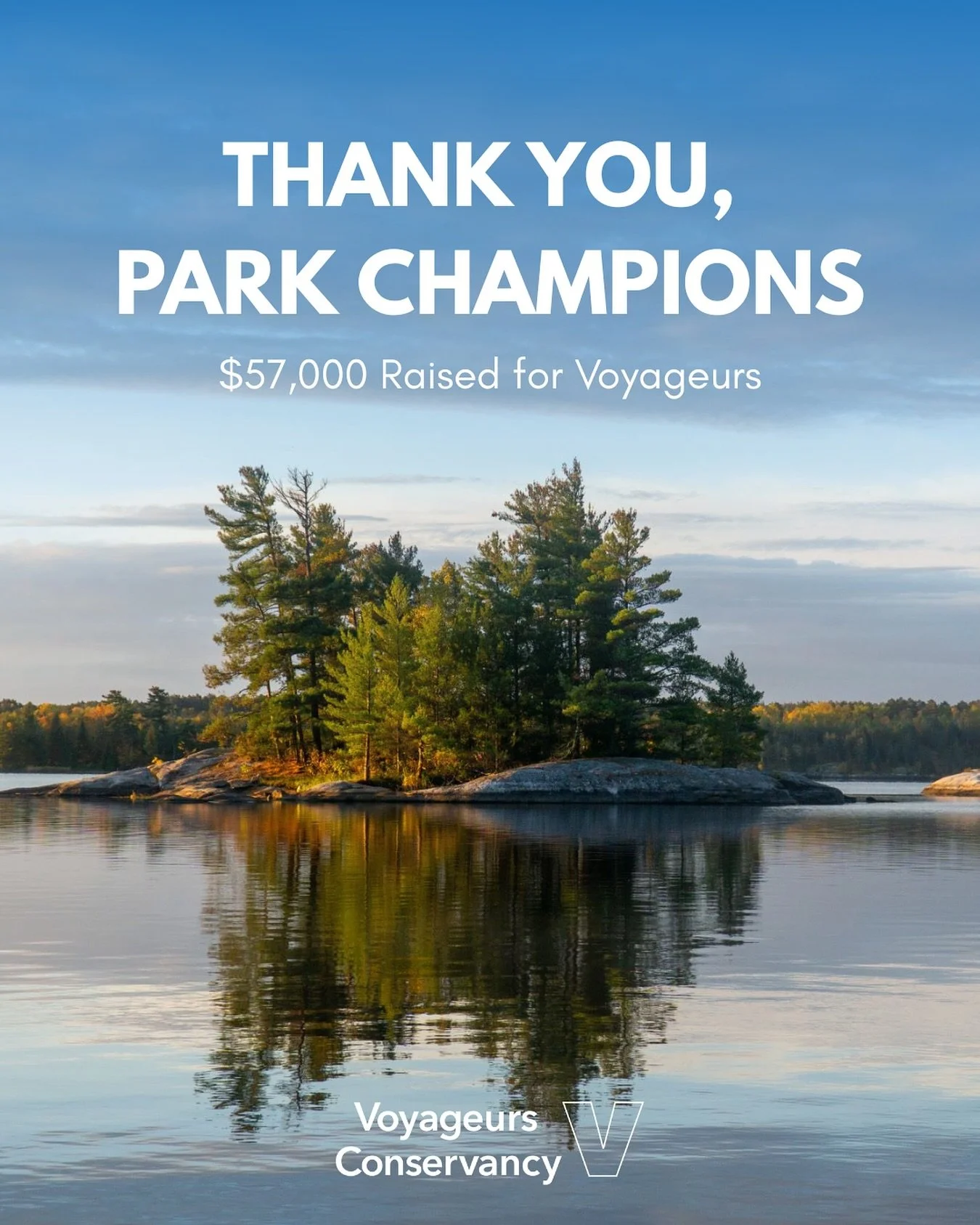 🎉 Our Voyageurs community is absolutely AMAZING! We surpassed our #GiveToTheMaxDay goal with more than 200 friends donating over $57,000 to protect and share the wonders of Voyageurs National Park. 

We are bursting with gratitude!

Our team cares d
