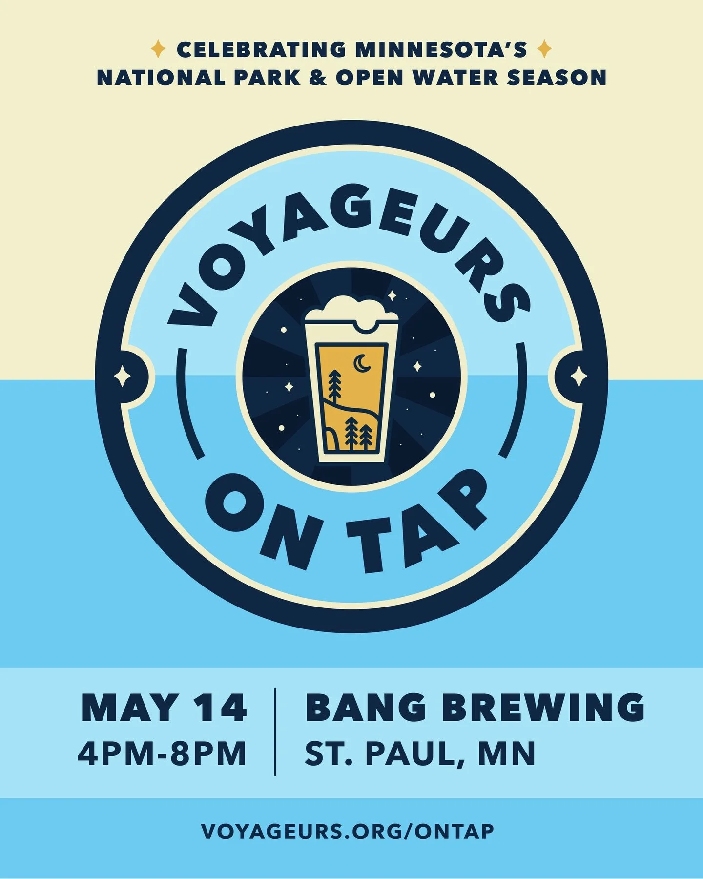 You&rsquo;re Invited 🌊✨ Raise a glass to Voyageurs and open water season!

Join us on May 14 for Voyageurs on Tap, a laid-back evening celebrating Minnesota&rsquo;s national park and the community that helps protect it.

Event highlights include an 