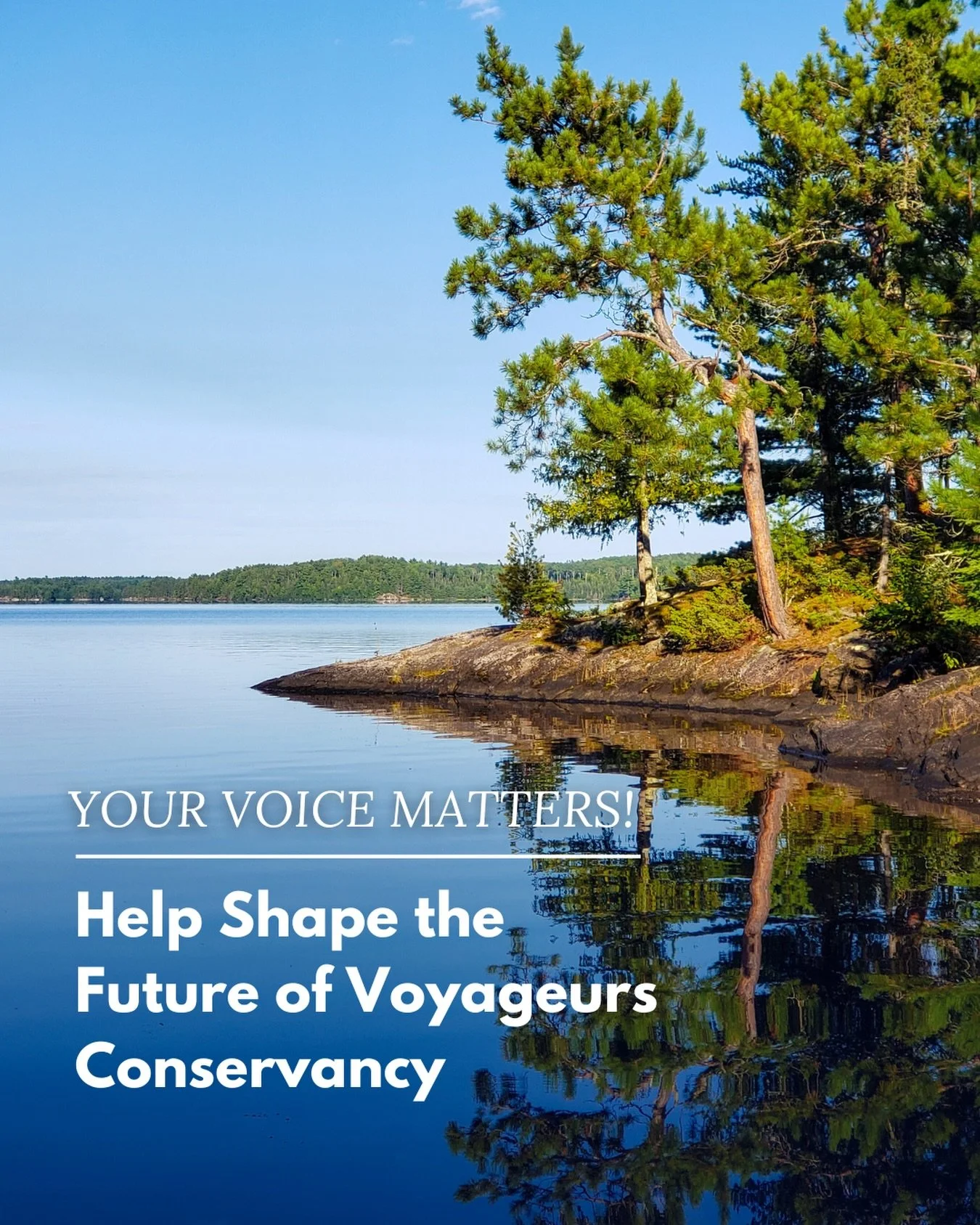 Calling all Voyageurs fans! 🌲🫎 We&rsquo;re kicking off strategic planning at Voyageurs Conservancy, and we want to hear from YOU.

Whether you&rsquo;re a frequent angler, a first-time visitor, or someone who just loves knowing Voyageurs National Pa