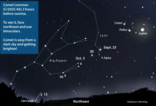 October 2025 Night Sky Calendar — Voyageurs Conservancy