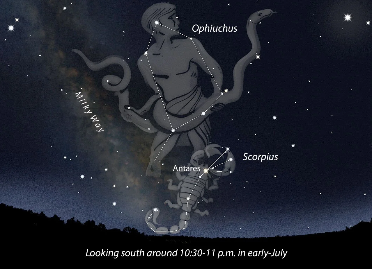 Constellations In July July 2025 Night Sky Calendar — Voyageurs Conservancy