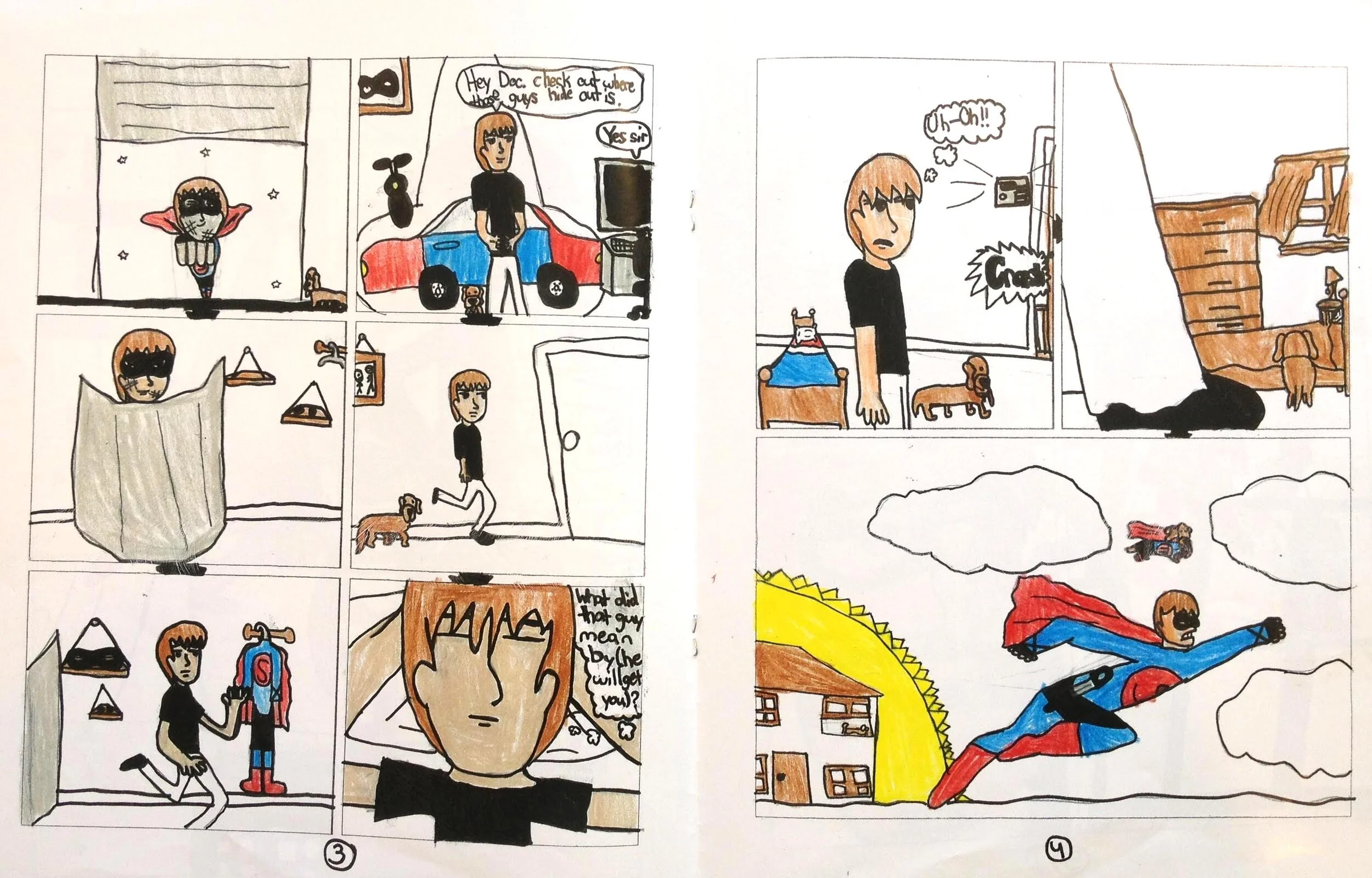 Comic Book Art Studio AT HOME, Ages 9-12