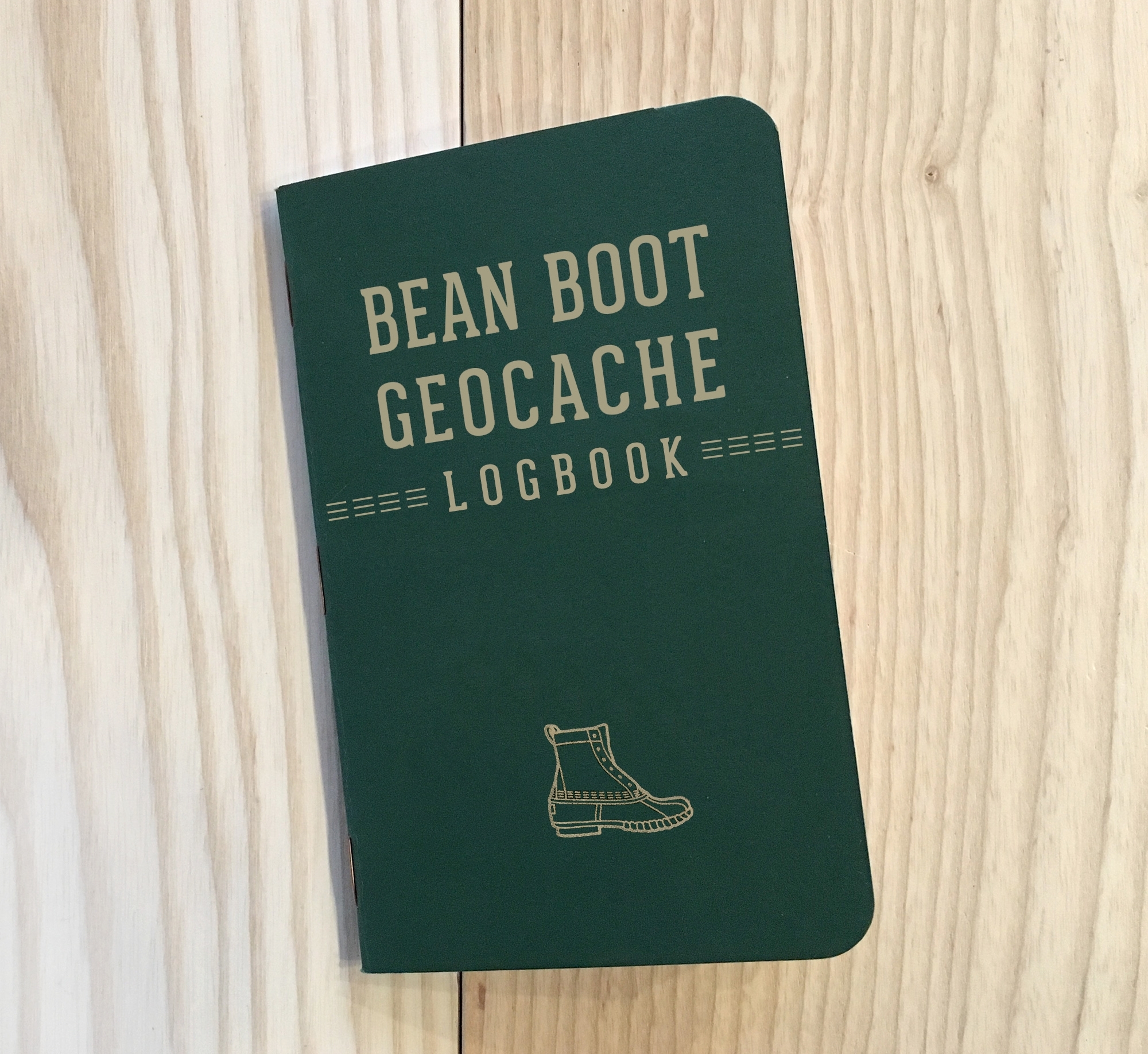 Keep track of the distance that your Bean Boots have traveled with the geocache logbook.