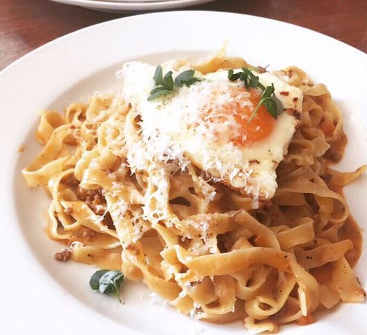 Pappardelle Alla Bolognese & Fried Egg