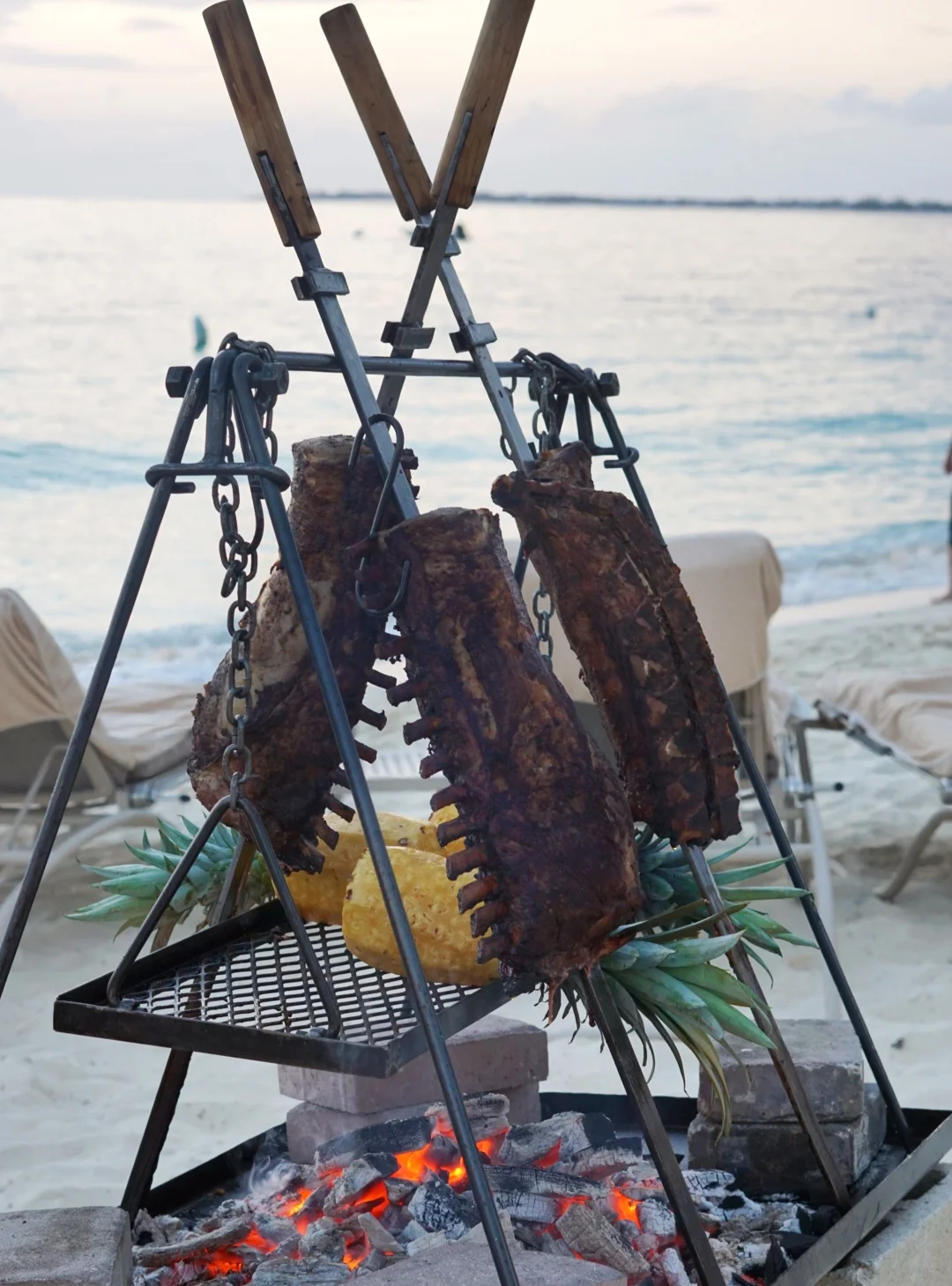 Beach BBQ at the Ritz-Carlton