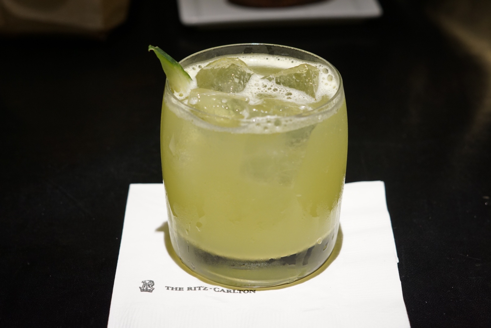 ‘Shade of Green’: Tanqueray gin, mint, basil, cucumber, citrus and soda water.