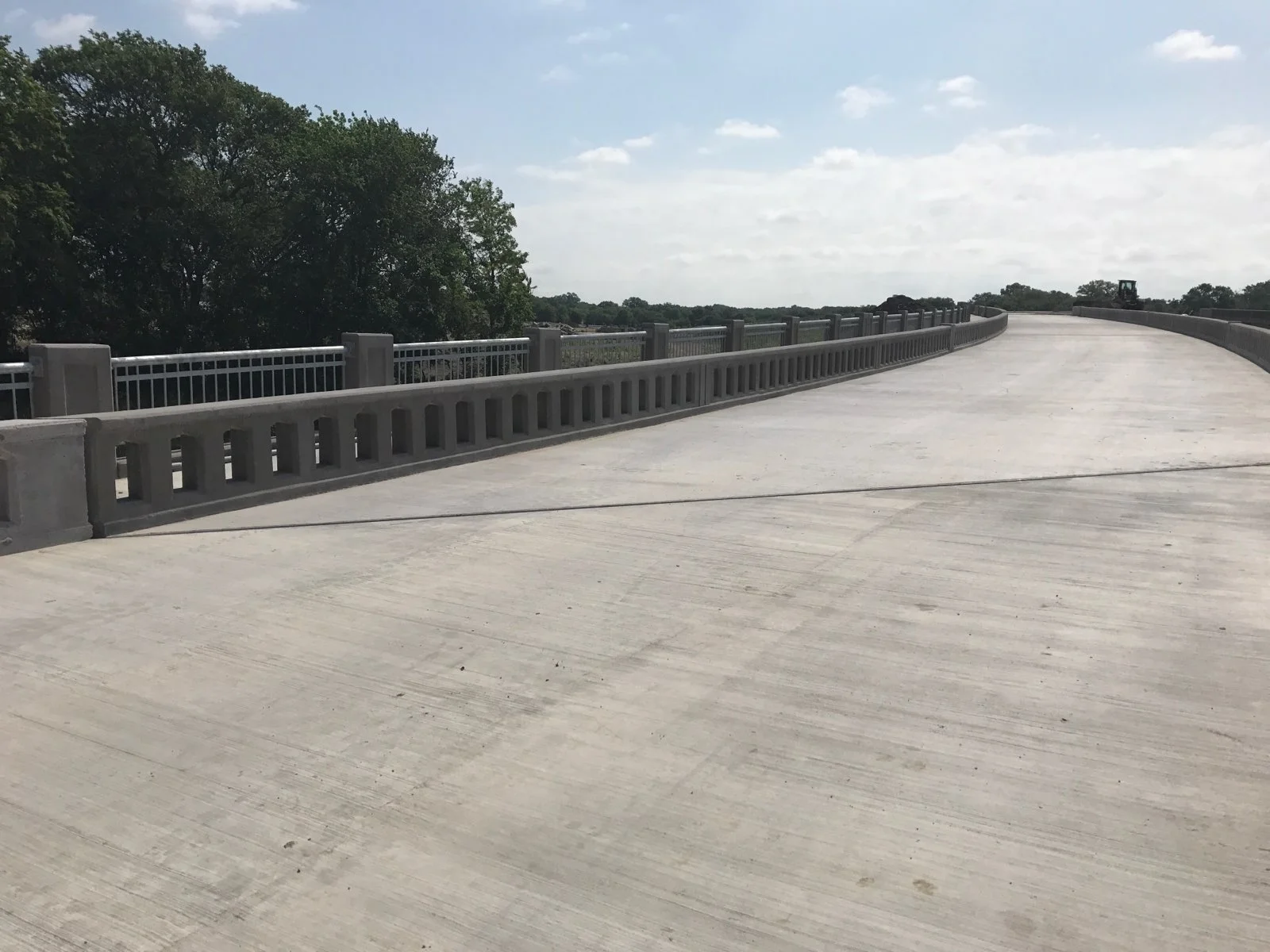 City of McKinney, Collin County, Texas Job: Trinity Falls Parkway Extension Twin Bridges Progress Shot