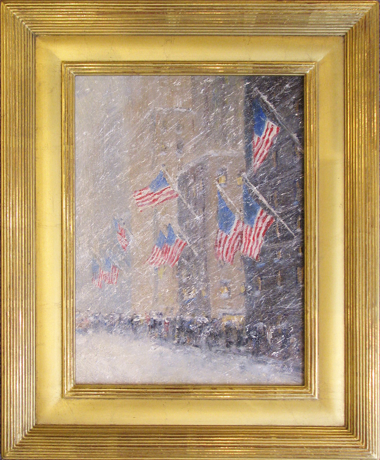 Flags in Snow Mark Daly 12 x 9.jpg