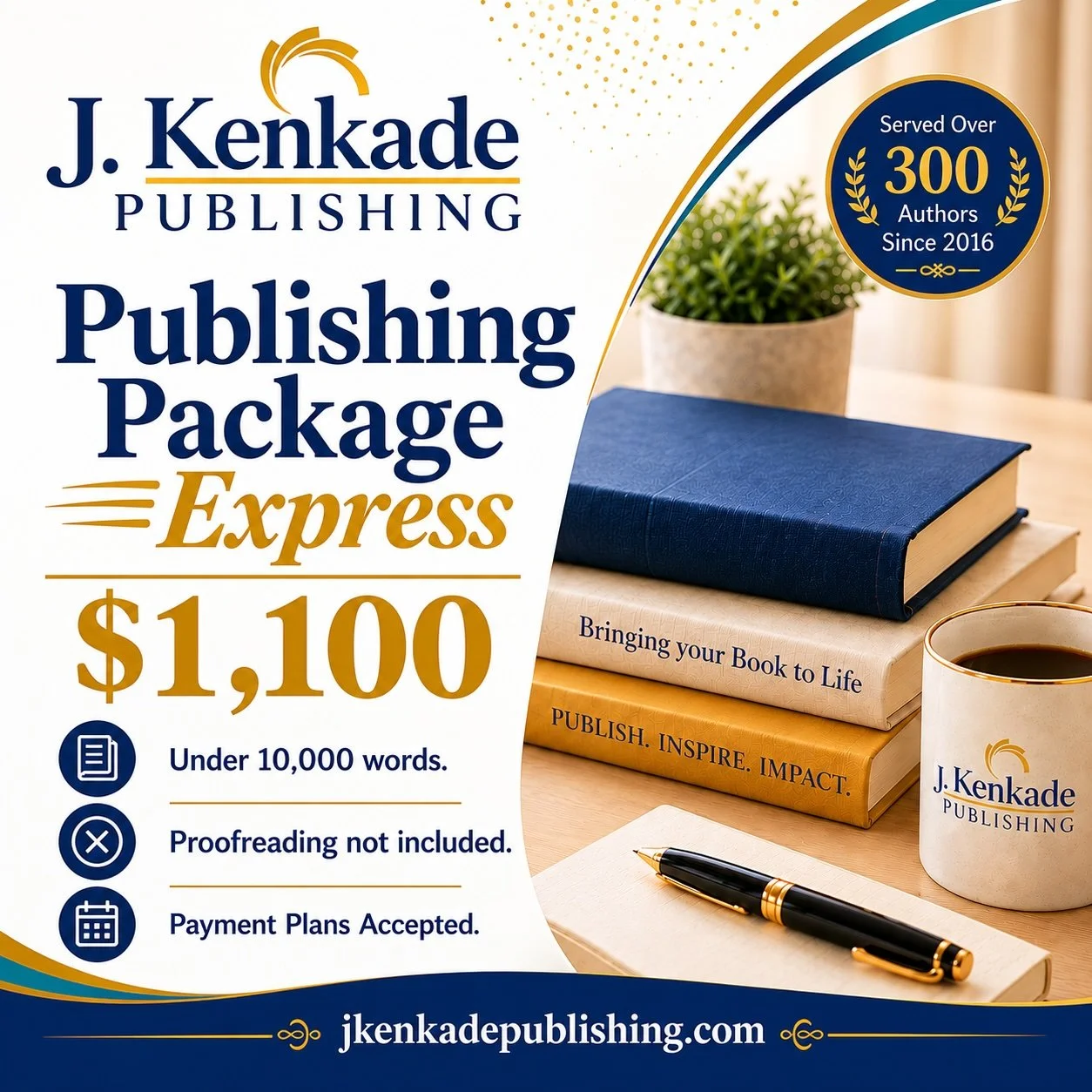 PUBLISHING PACKAGE Express- up to 10,000 words