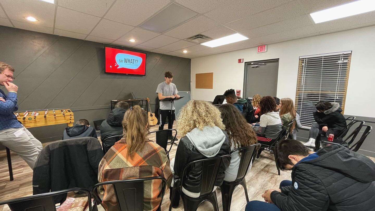 Tonight we talked about the word FAITH and what it means in the biblical context. Our root passage was Mark 2:1-12.

Come out on Wednesday nights for our &ldquo;Say WHAT?!&rdquo; series, where we are taking a look at commonly used words in the Bible 
