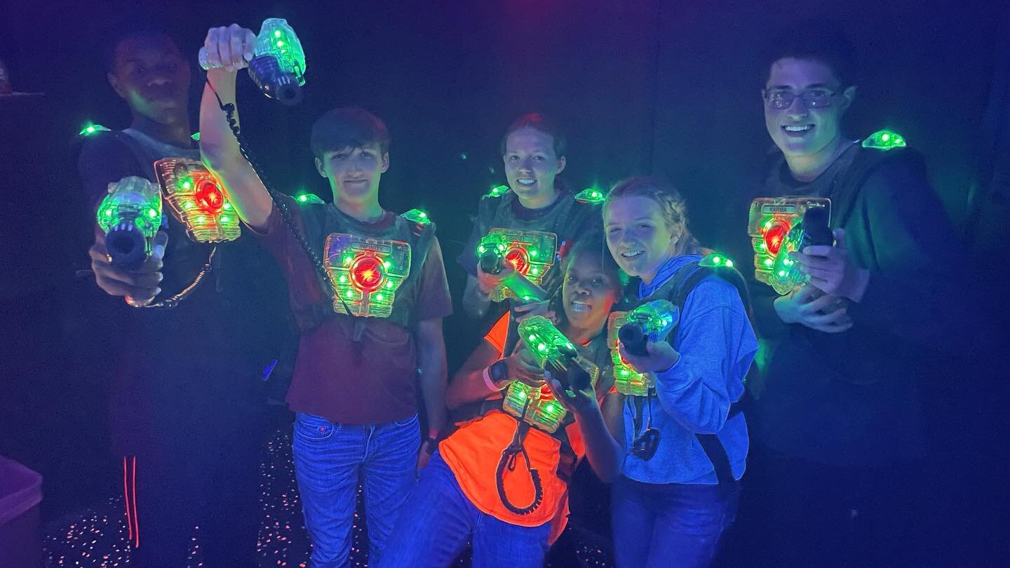 Laser tag was an absolute blast! 💫 Thanks to @revlasertag for an awesome night!