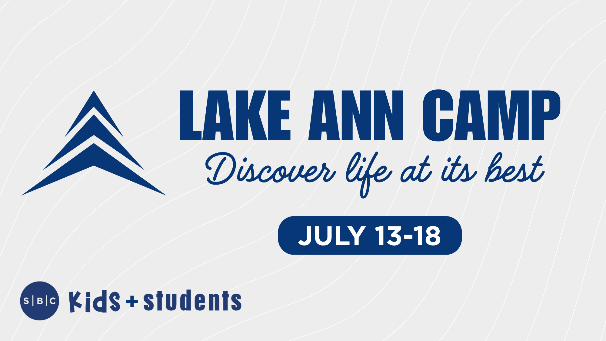 SBC Kids + Students | Lake Ann Summer Camp