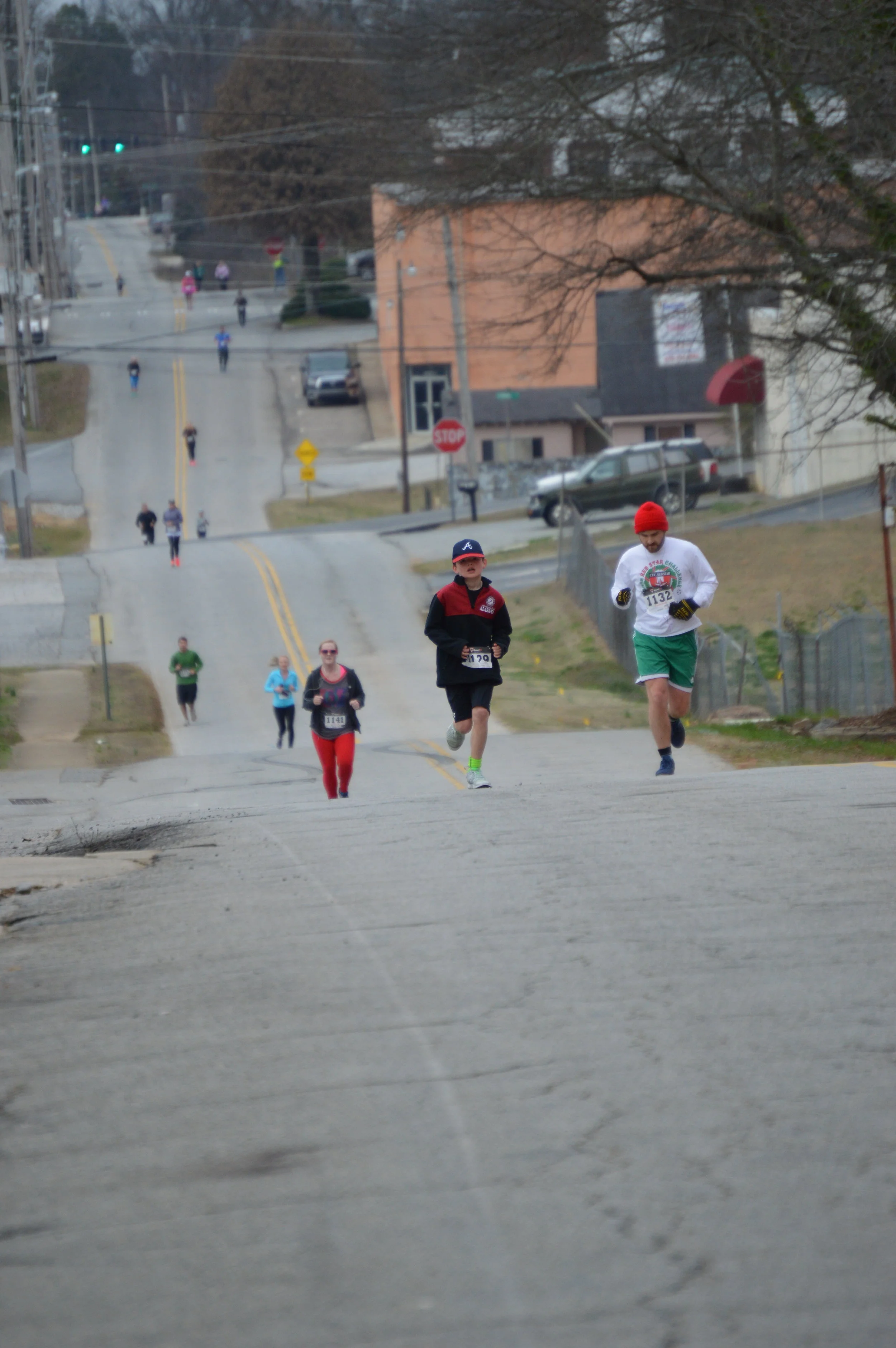Those hills were killer!!
