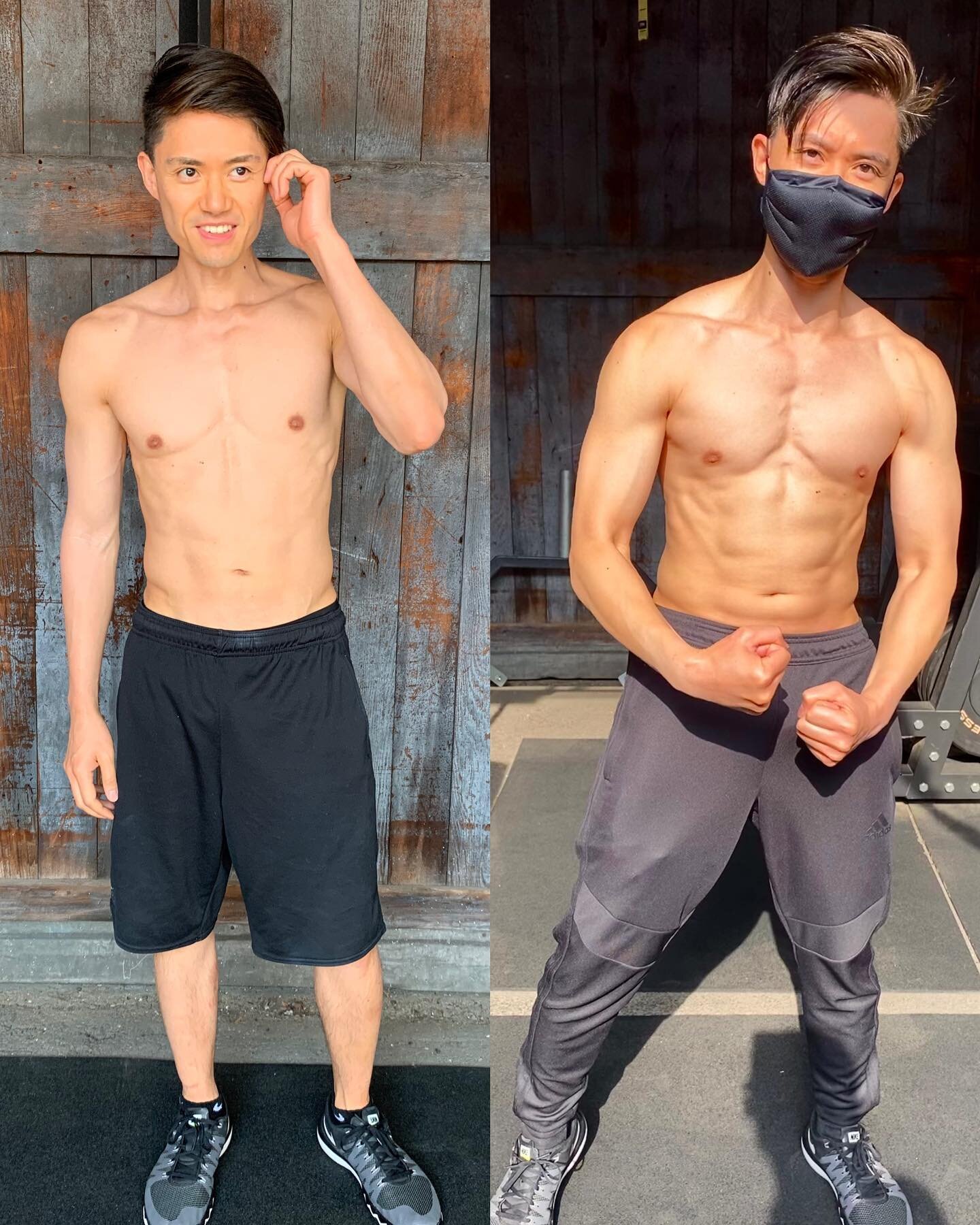 There&rsquo;s not a lot to flex about in 2020 but here&rsquo;s my post-quarantine 3-month workout journey with @karl.flrs I&rsquo;m super grateful for him as he really helped me get through a challenging year 🙏🏽 looking forward to 2021!