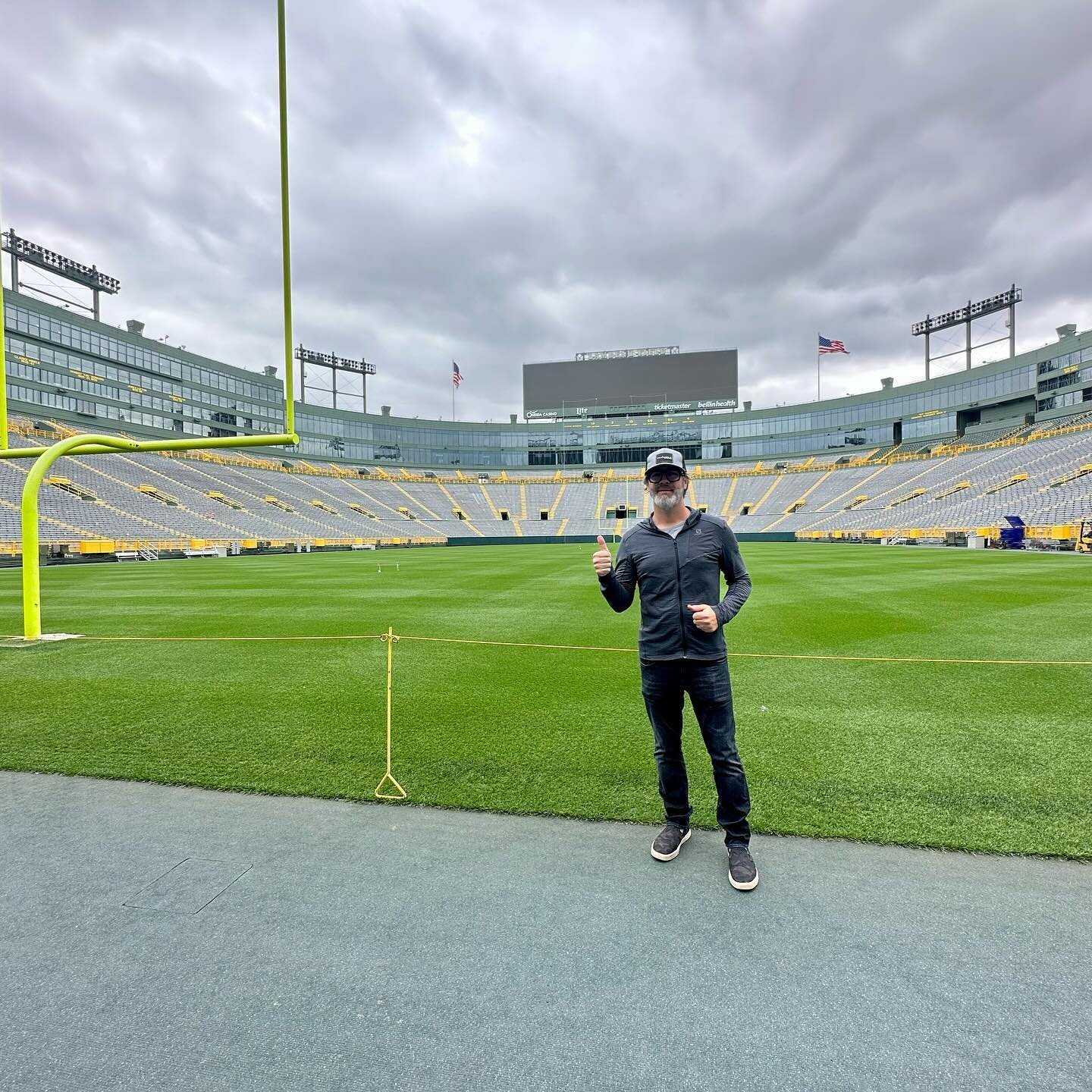 Good luck to @packers today - I was spoiled last fall while in town promoting @triangleparkmovie - special thanks to @the_lombardi_collection - Jack Giambrone #gopackgo #gopackgo🏈 #nfl #nflplayoffs #greenbaypackers #packers #packersnation
