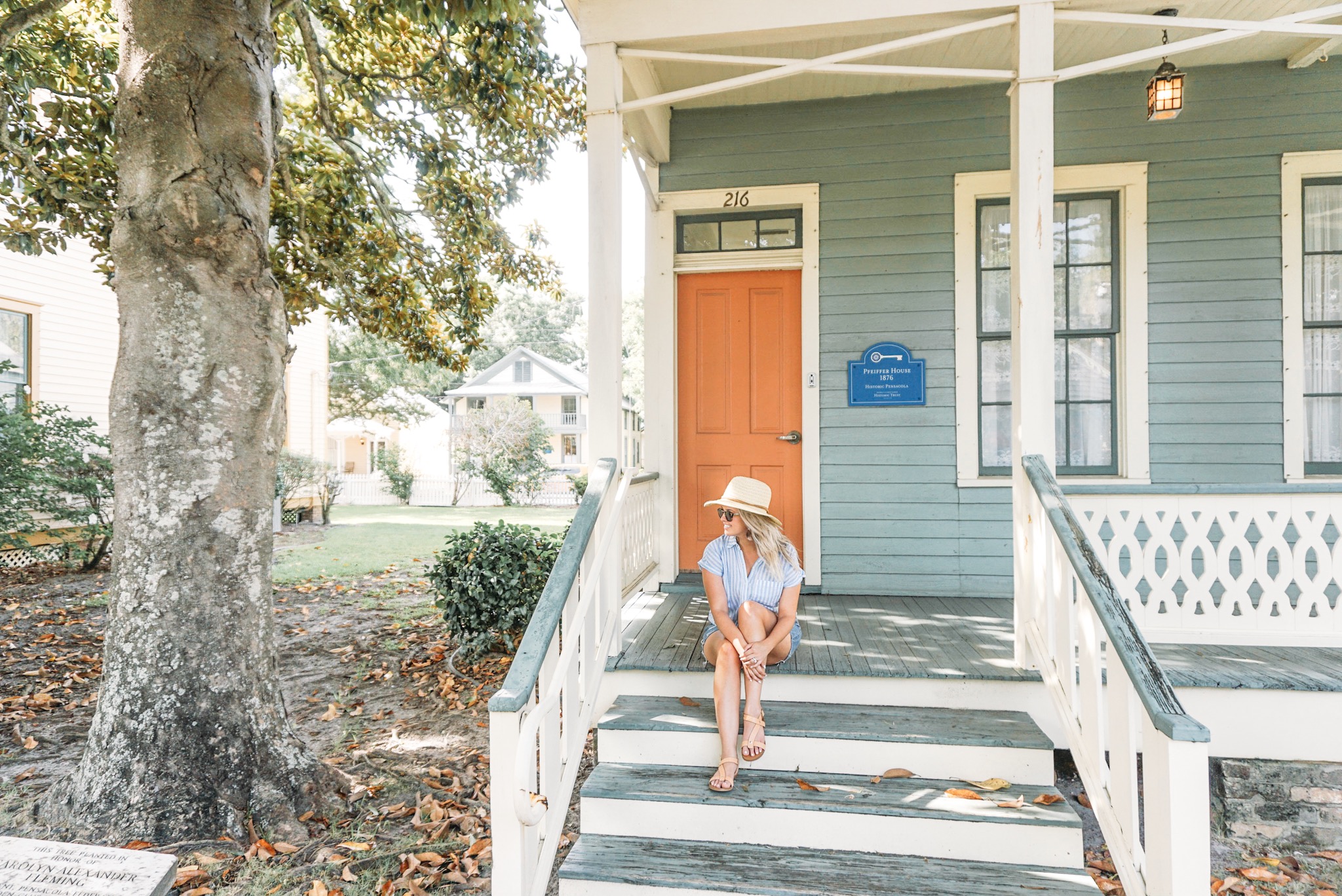 There’s something about a beach town with big billowing trees and colorful porches that will make you never want to leave. 