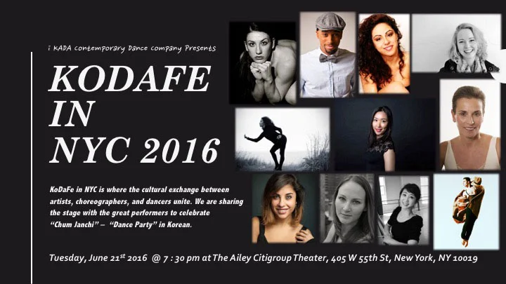 KoDaFe in NYC 2016 presented by i KADA Contemporary Dance Company