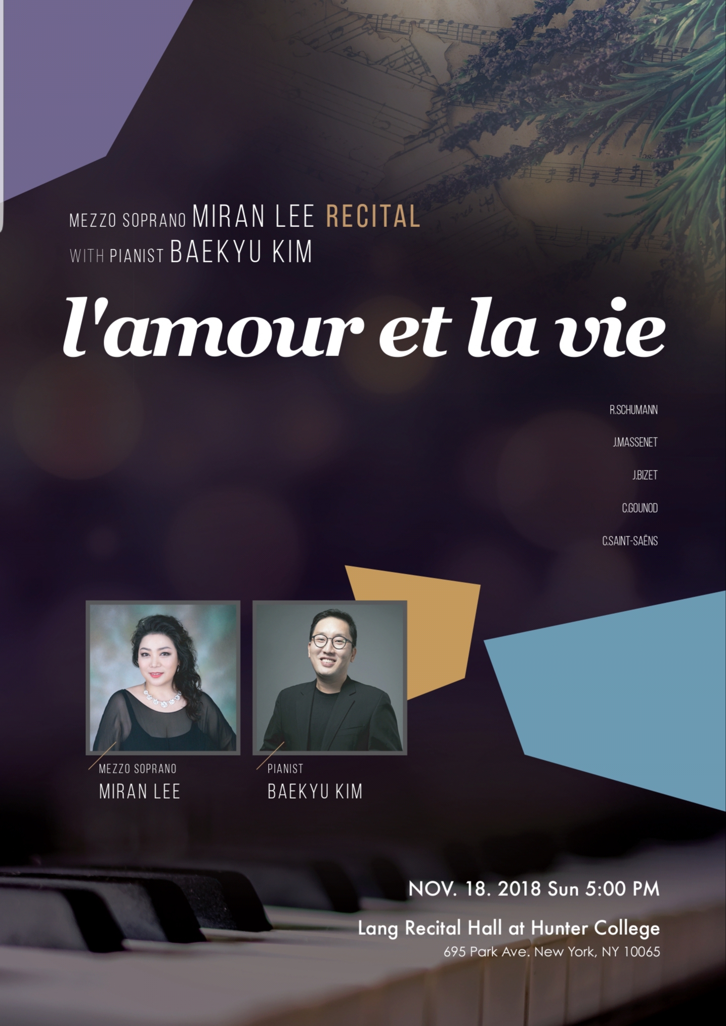 메조소프라노 이미란 독창회: L’amour et la vie