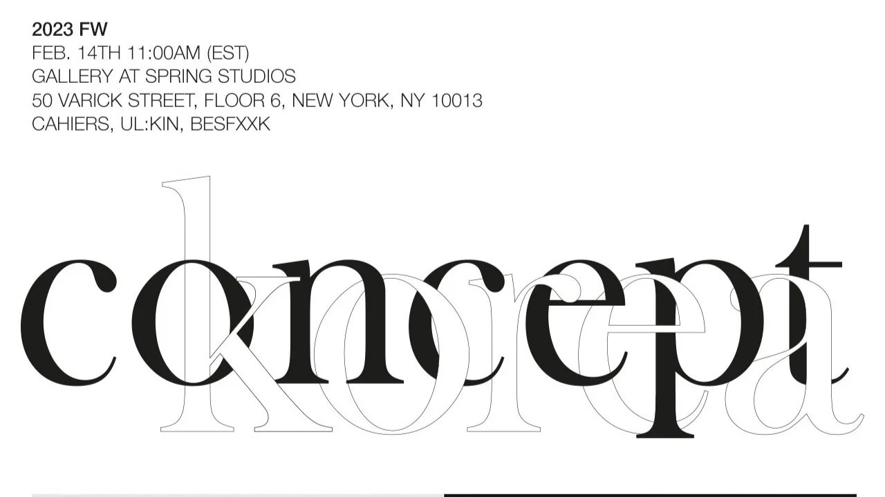 2023 F/W 컨셉코리아 뉴욕 패션쇼 개최