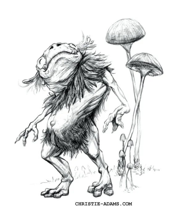 'Lil Guys Series - Mushgob - Art Print thumbnail